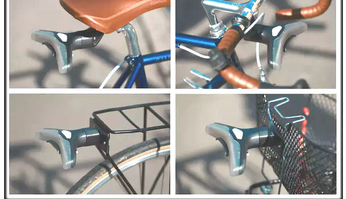 Blinkers: Slim fietslicht met richtingaanwzijzers, remlicht en afbakeningsaanduiding