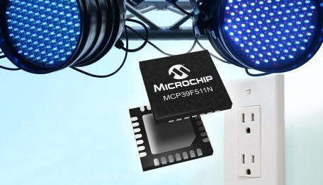 Nauwkeurig voedingsmonitor-IC van Microchip