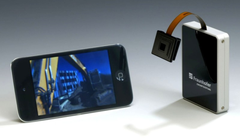 Het prototype maakt gebruik van een Bluetooth-verbinding (foto: Fraunhofer IOF).
