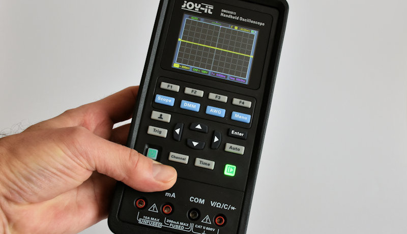 Review: JOY-iT DMSO2D72 portable 3-in-1 oscilloscoop