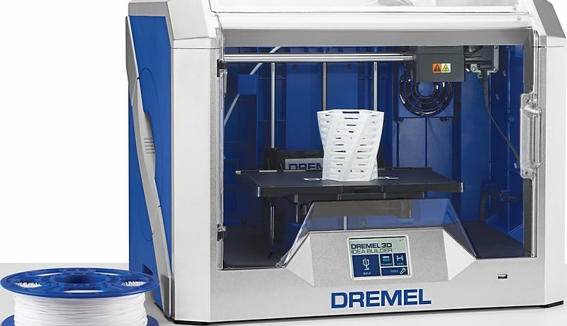 Test van de nieuwe 3D-printer van Dremel (3D40)
