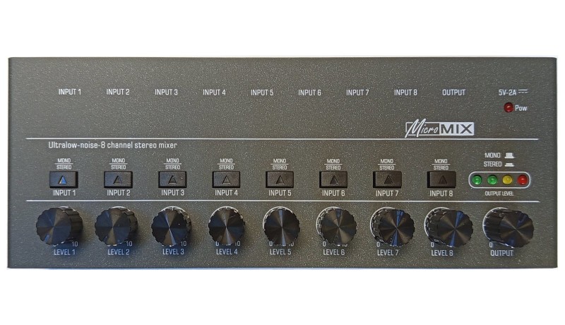 MicroMix een 8-kanaals stereo mixer met ultralage ruis. Werkelijk?