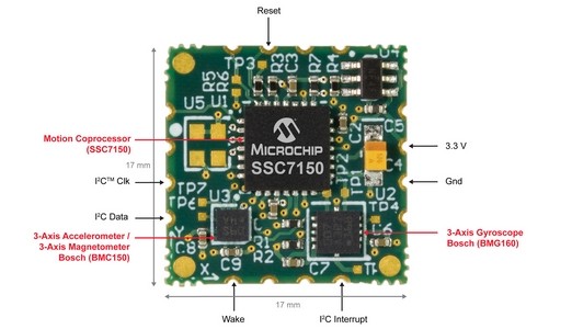 Nieuwe bewegingsmodule van Microchip