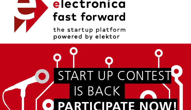 electronica Fast Forward 2018: het Startup Platform Powered by Elektor