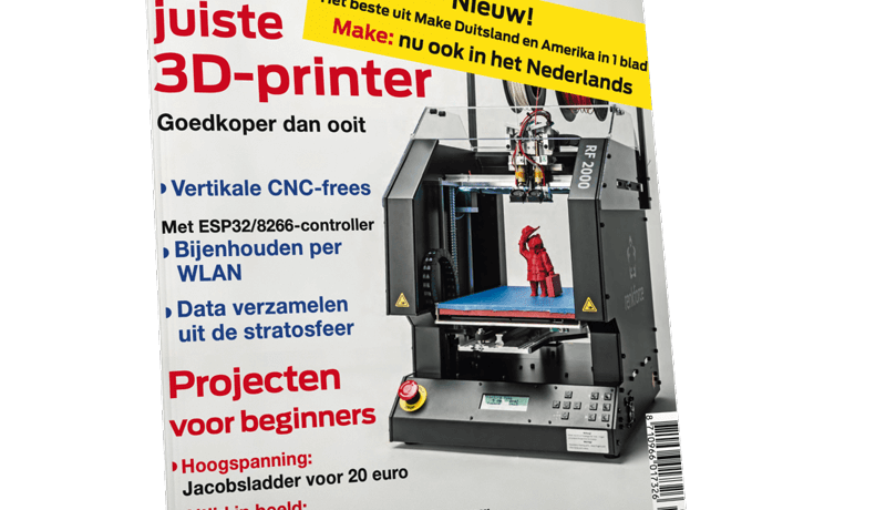 De eerste Nederlandse editie van Make: Magazine