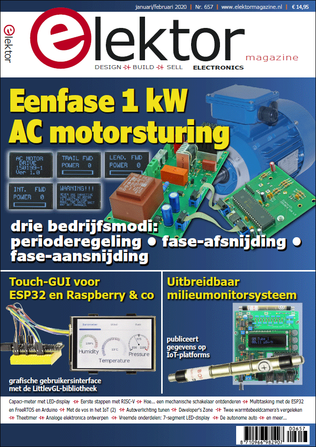 De nieuwe Elektor januari/februari 2020 ligt voor u klaar.