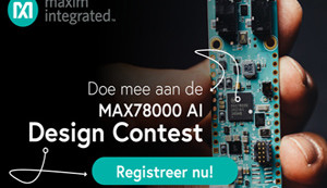Pronk met uw AI-project: doe mee aan de MAX78000 AI Design Contest