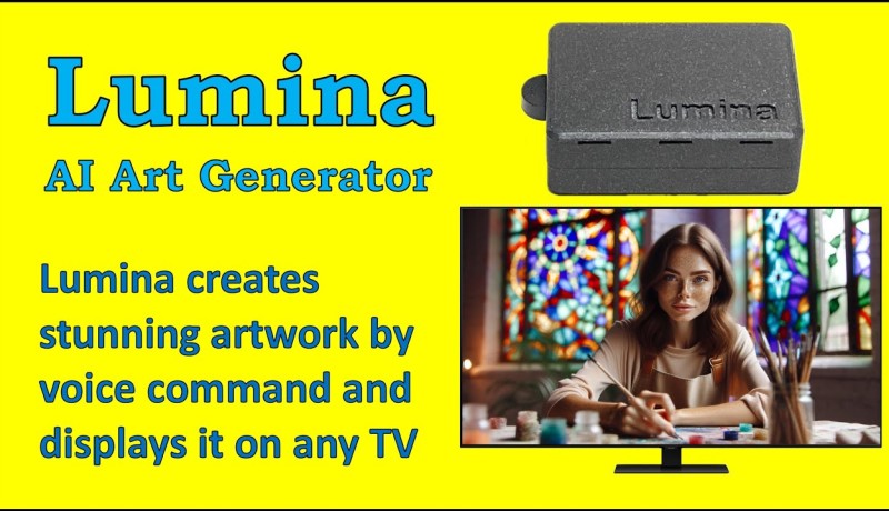 Lumina: een op Raspberry Pi-gebaseerde AI-kunstgenerator