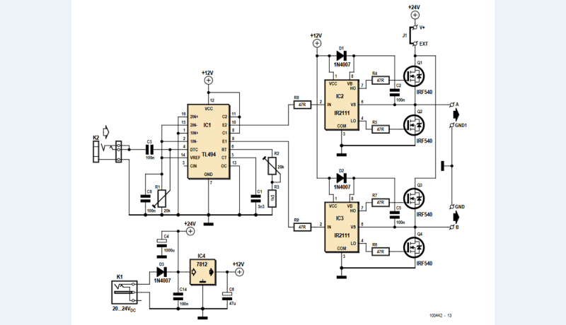 Circuit: Ultrasone Richtluidspreker