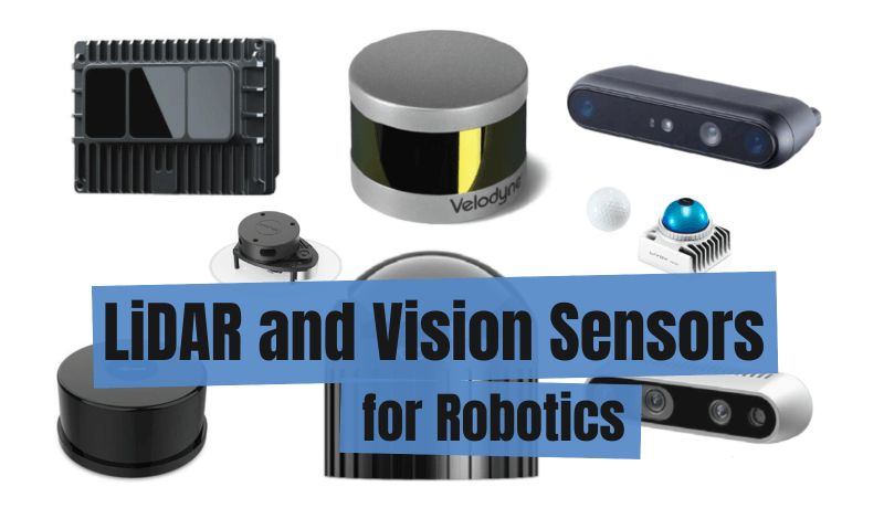 LiDAR- en Visiesensoren voor Robotica: Een overzicht van verschillende oplossingen