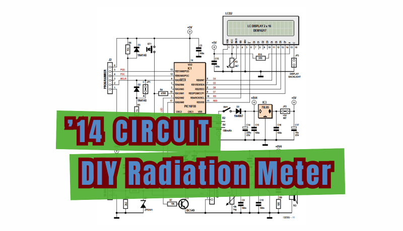Schakeling: Doe-het-zelf stralingsmeter op basis van een PIC-microcontroller