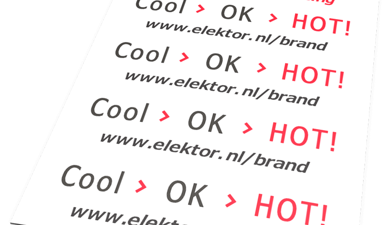 Elektor-thermosticker