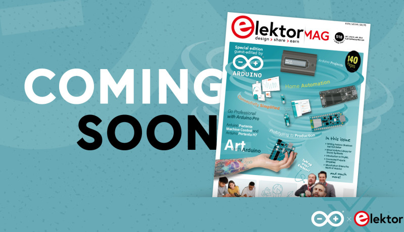 Arduino and Elektor Team Up for a New Edition of Elektor Mag | Elektor ...