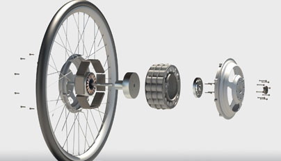 Moyeu electrique velo sale