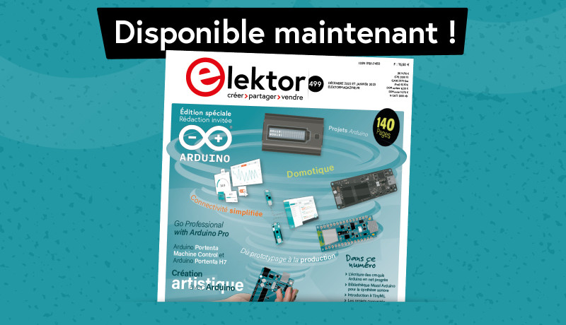 Maintenant disponible : Elektor Magazine, rédaction invitée Arduino ...