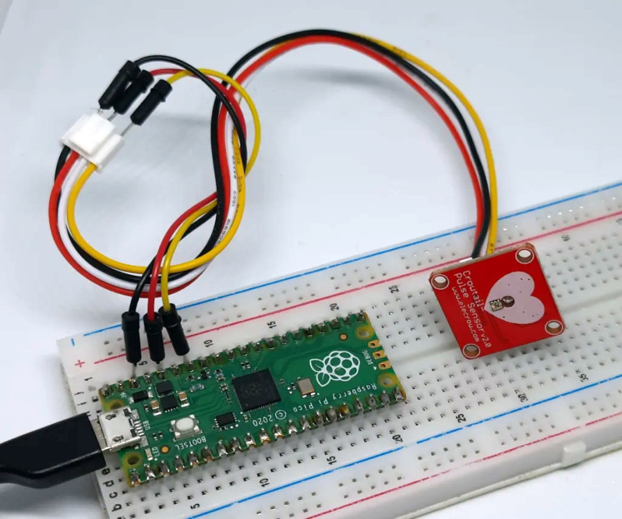 Capteur de pouls Capteur de fréquence cardiaque Moniteur PulseSensor  Compatible avec le module Arduino Raspberry pi
