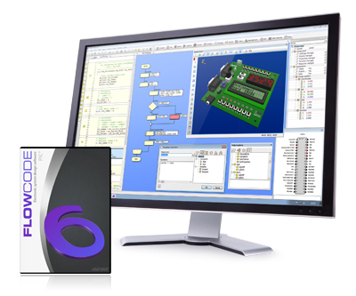 Flowcode V6 For PIC, ARM, AVR And DsPIC Now Available From Elektor.