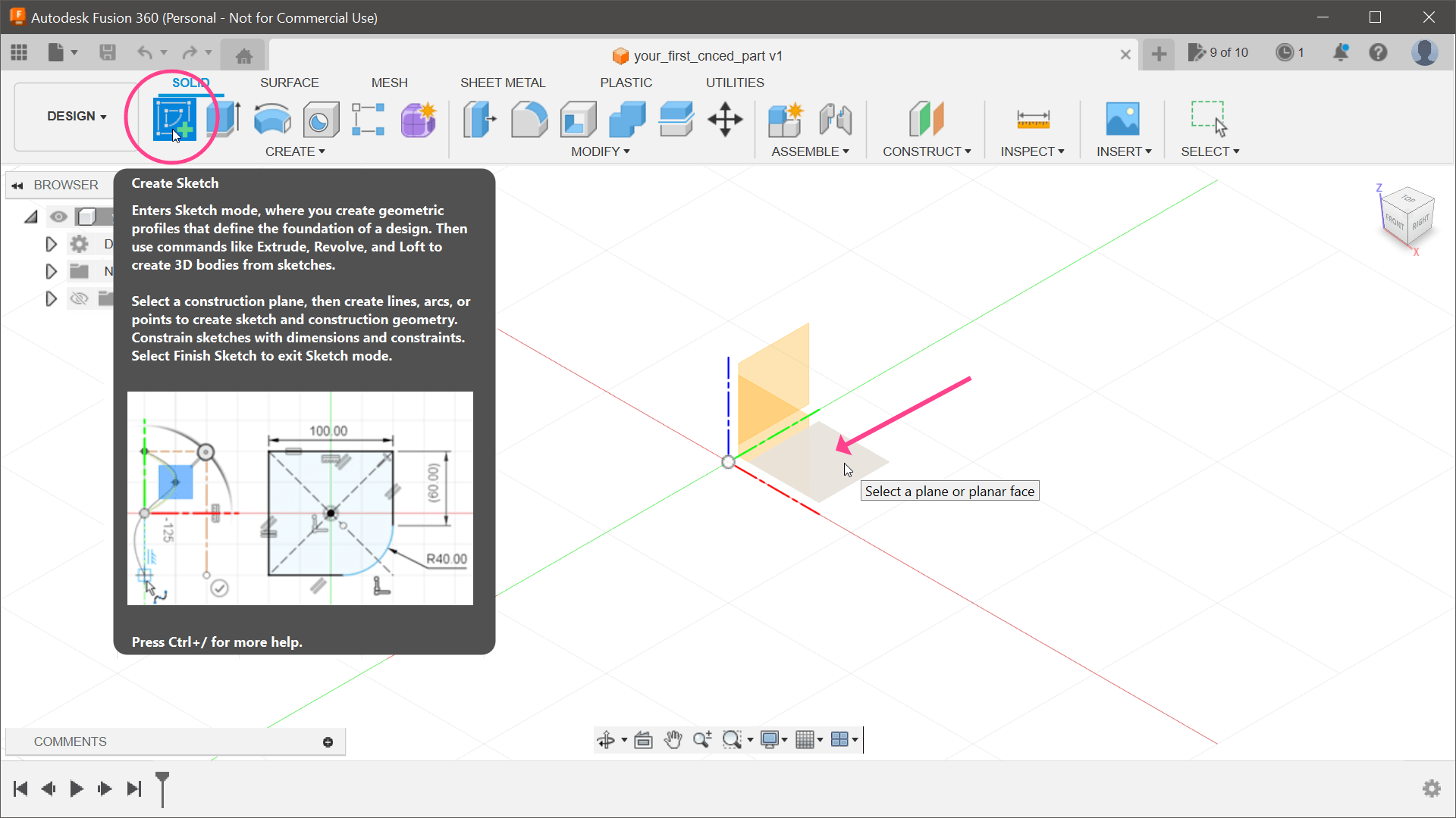 First steps for enclosure.