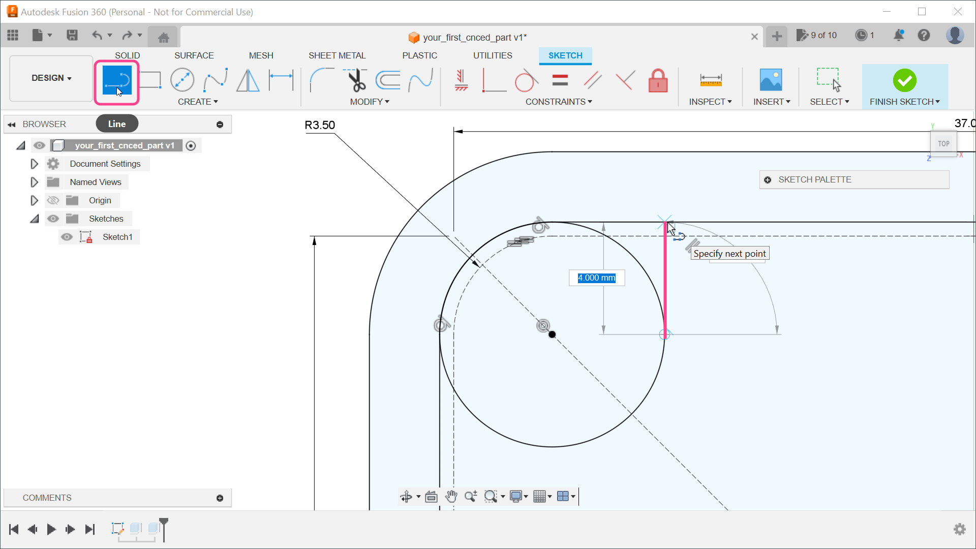 How to Rotate a Sketch in Fusion 360