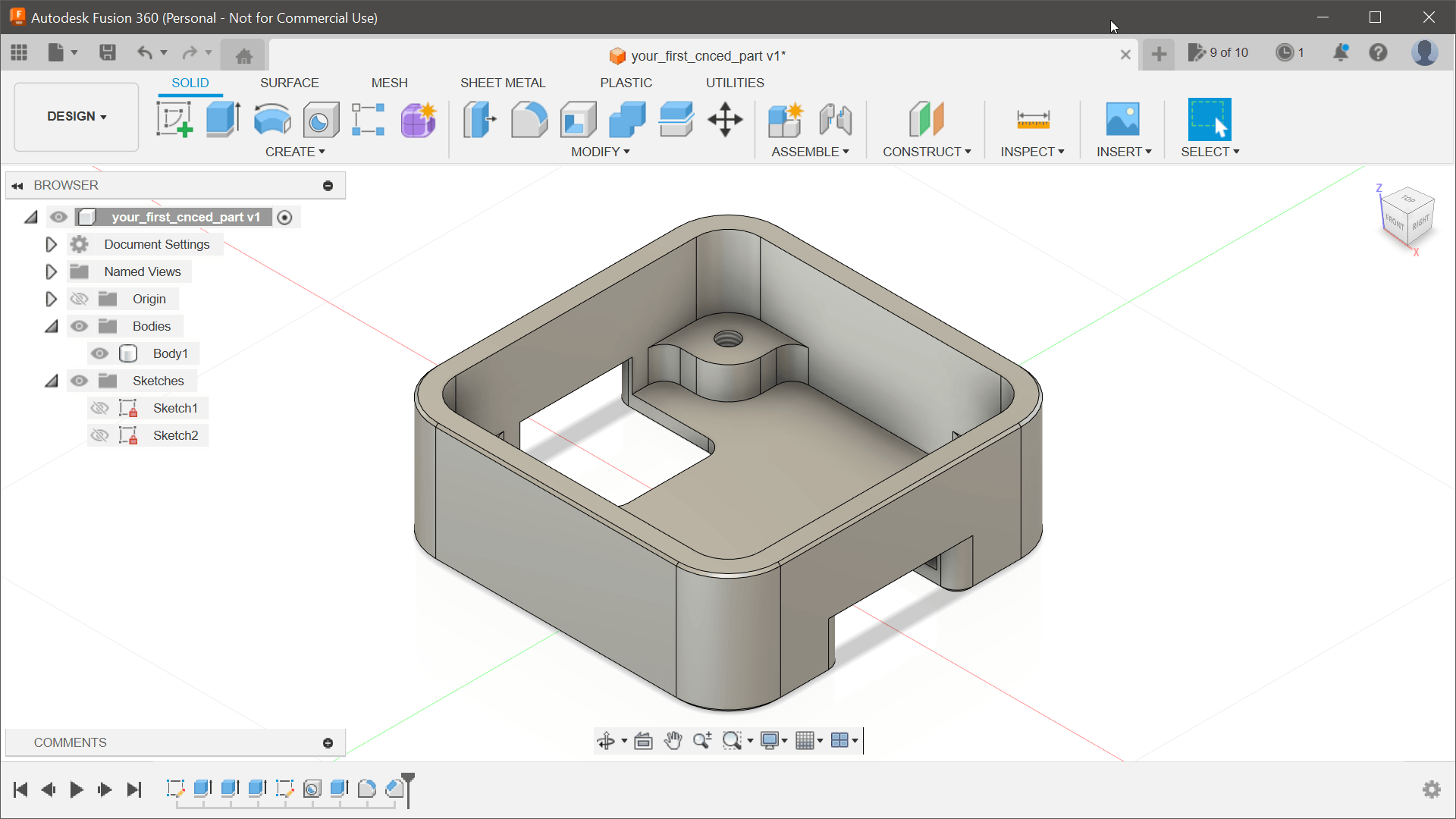 Enclosure ready