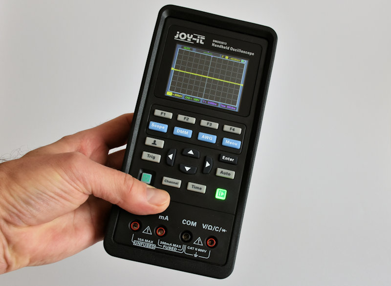 Review: Joy-IT DMSO2D72 Portable 3-in-1 Oscilloscope