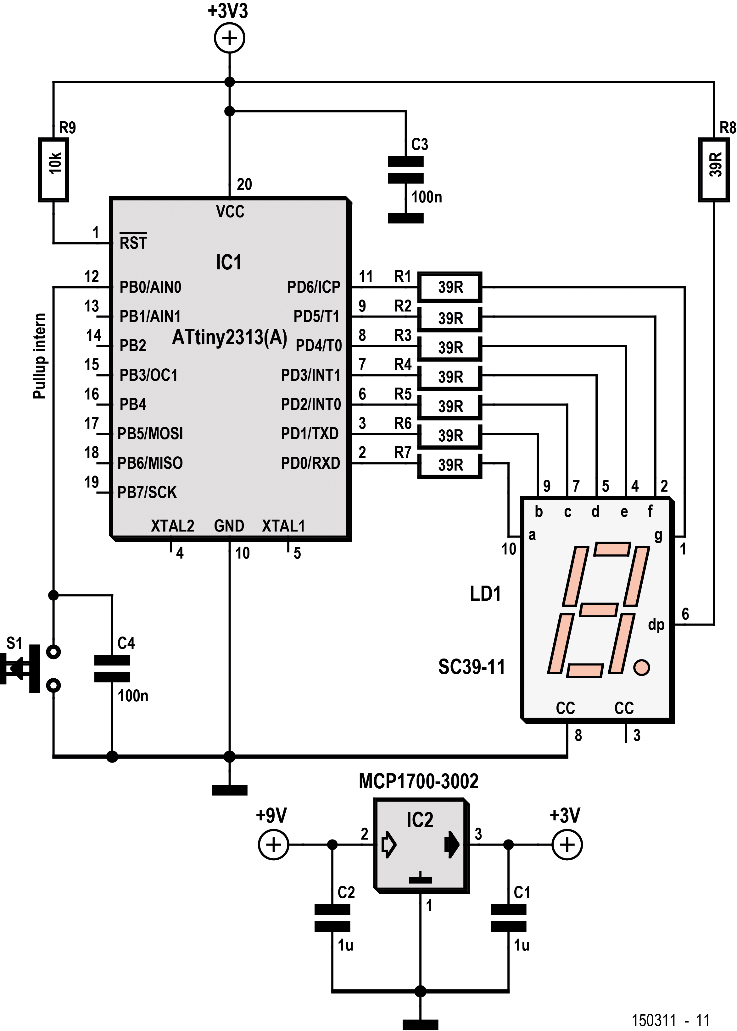 The circuit using an Atmel microcontroller looks… dicey.