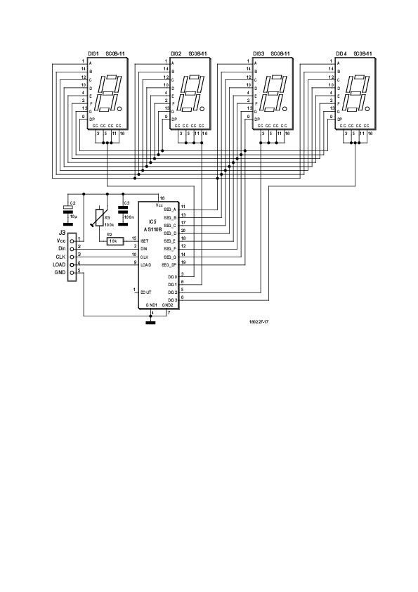 Energy-efficient LED Clock