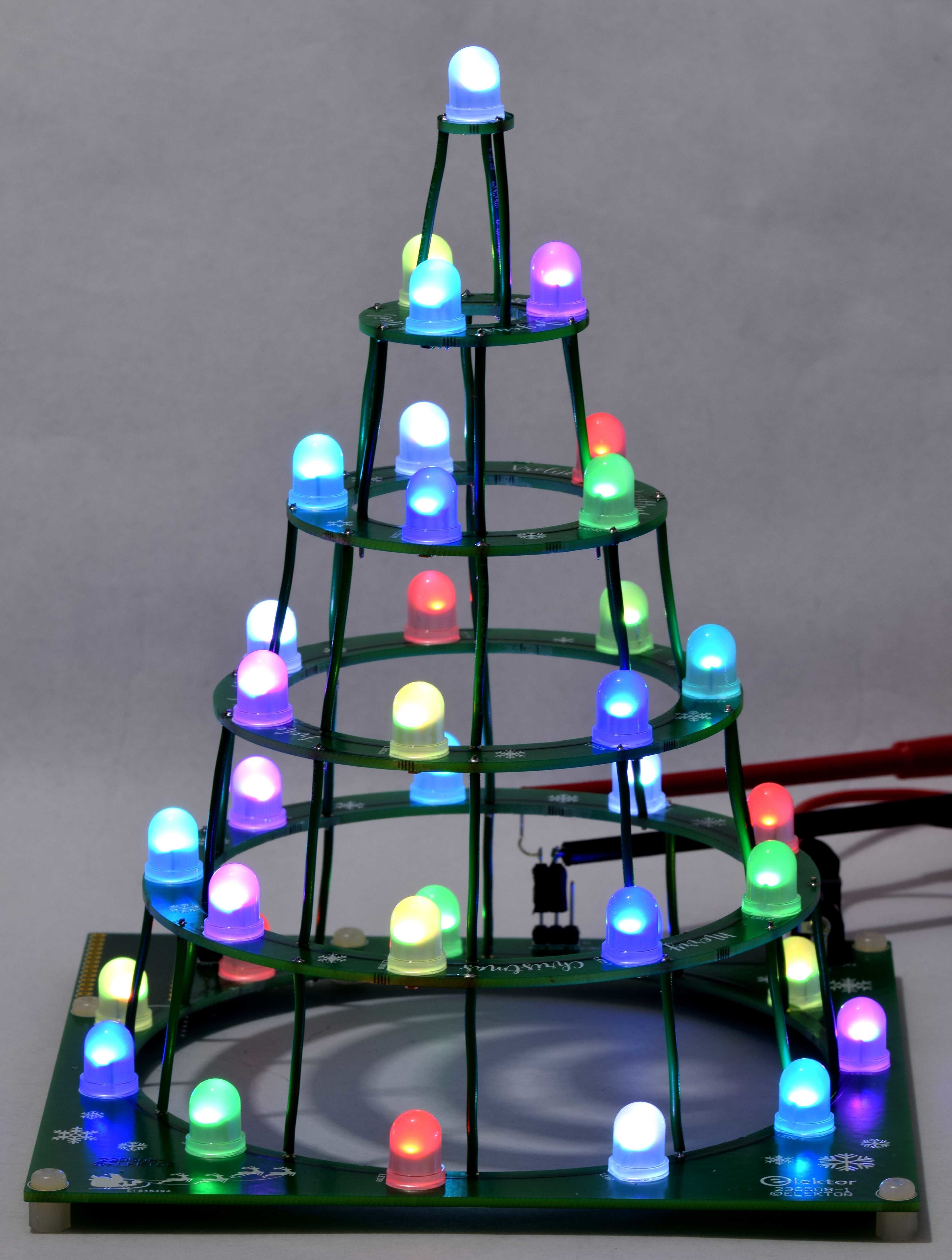 Fluxkompensator Delorean + Christmastree Mike Lane-Aufkleber LEDs