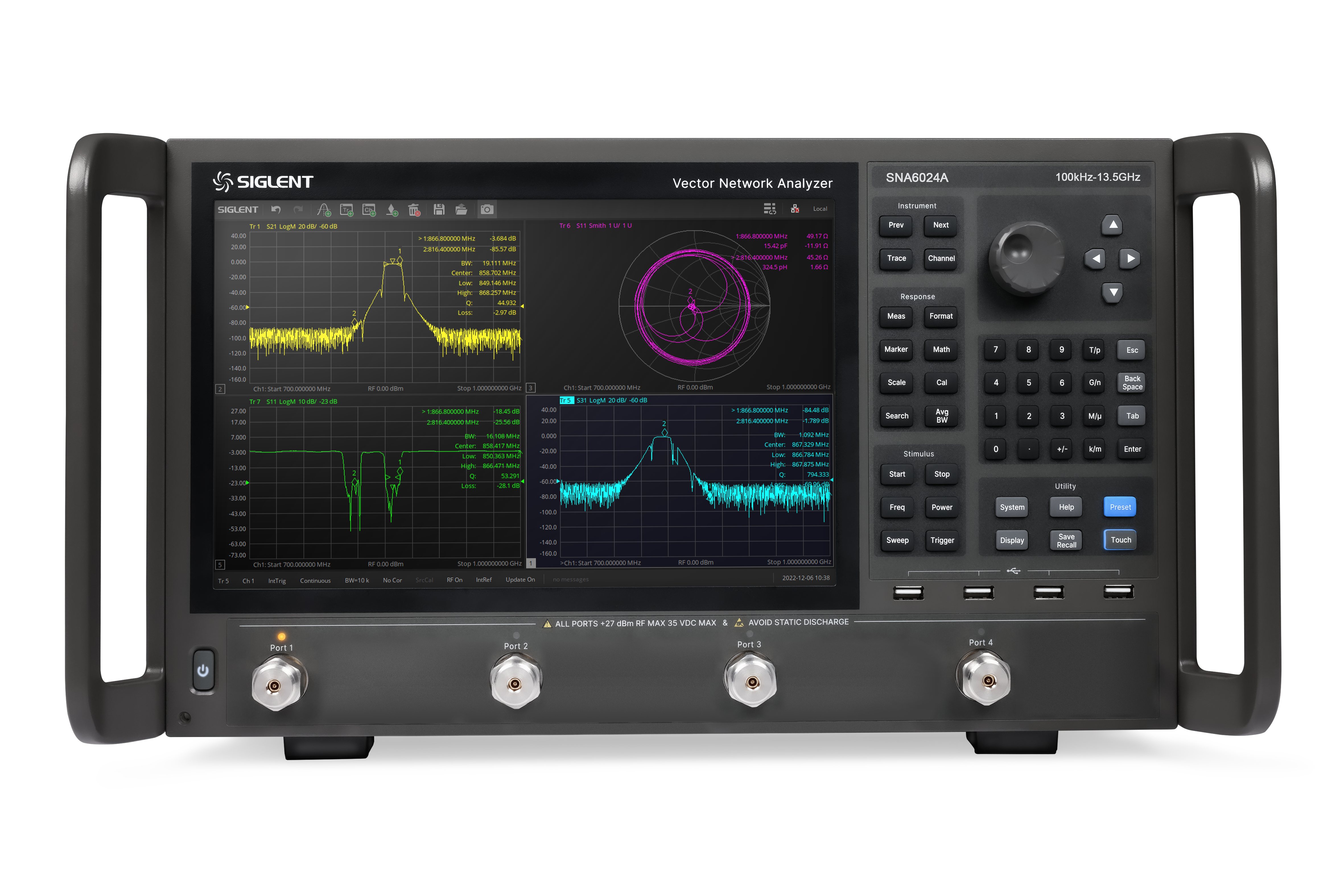 Siglent Presents Its New Vector Network Analyzer Platform SNA6000A