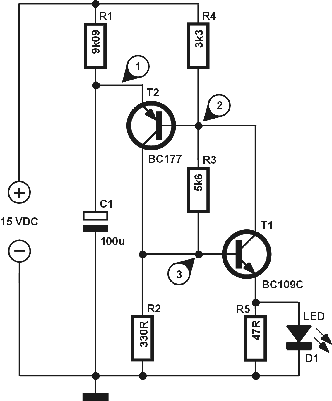 Bright Flashing LED