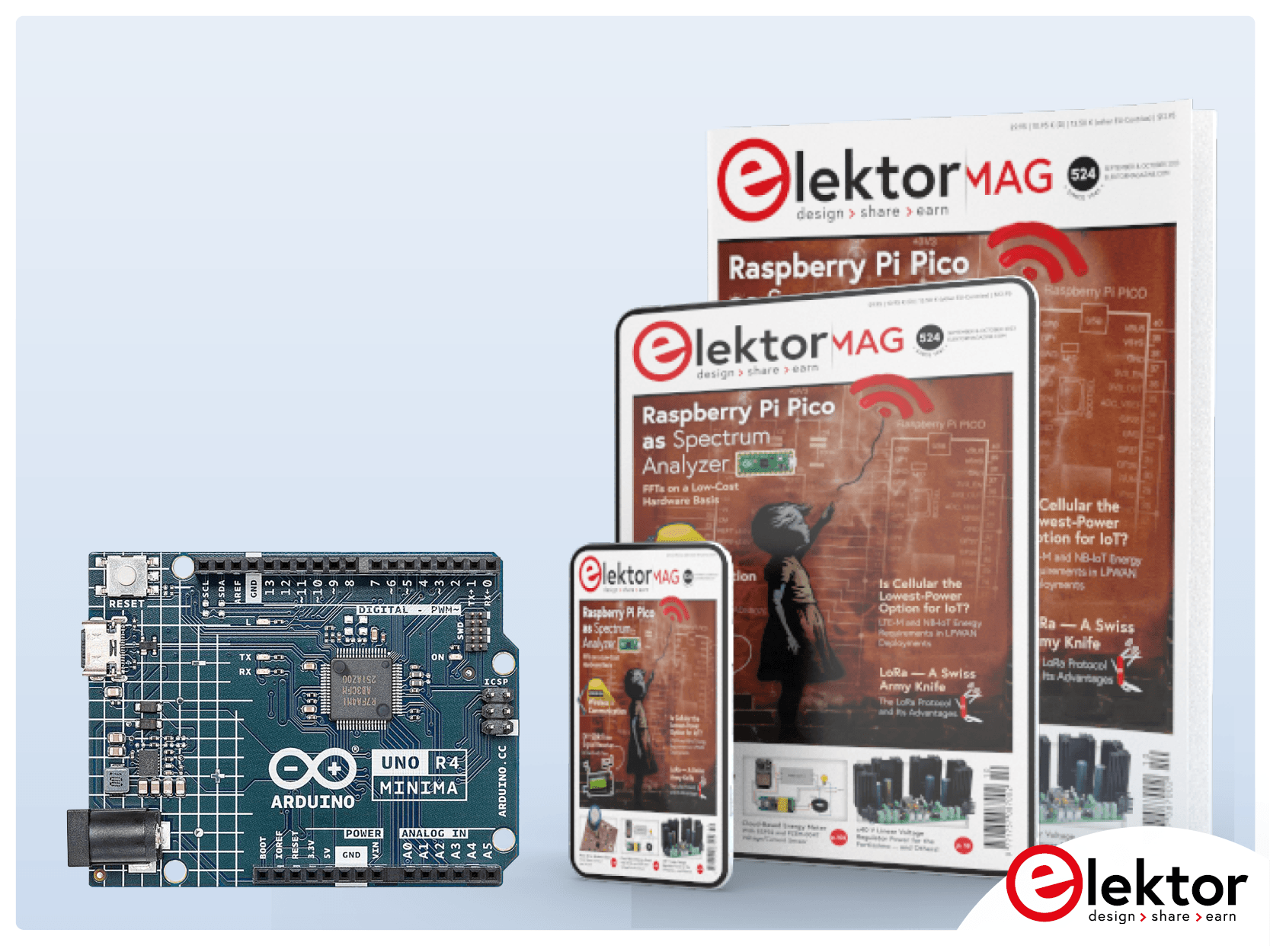 ARDUINO MINIMA + PRINT