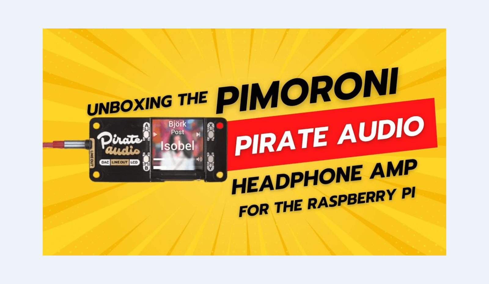 Pimoroni Pirate Audio Headphone Amp | Elektor Magazine image.
