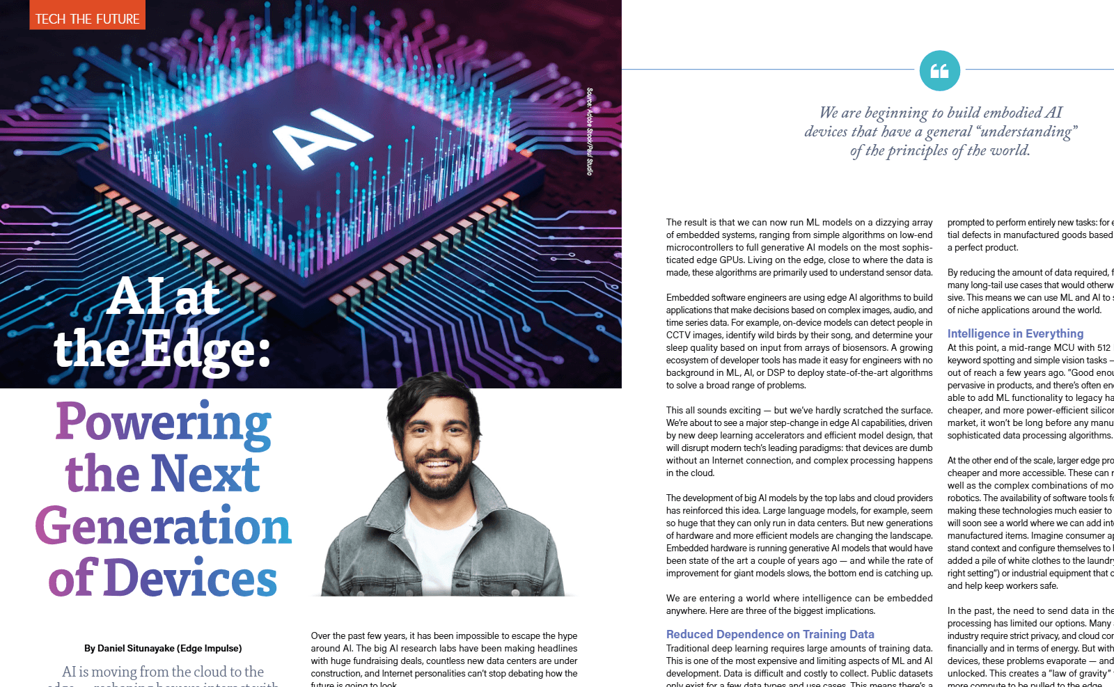 AI at the Edge: Powering the Next Generation of Devices