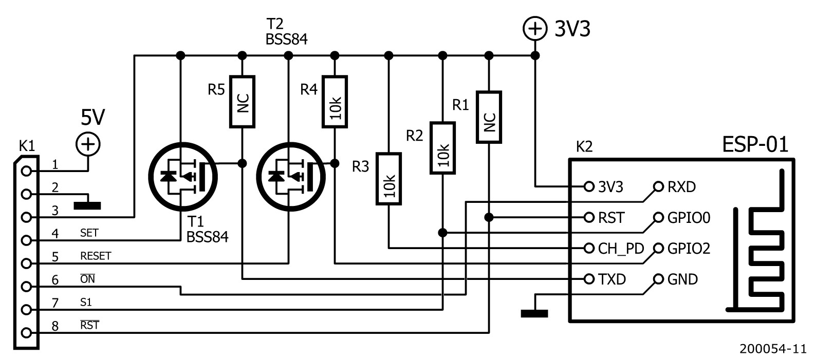 Possible way to connect ESP-01 to the LoRa Switch board