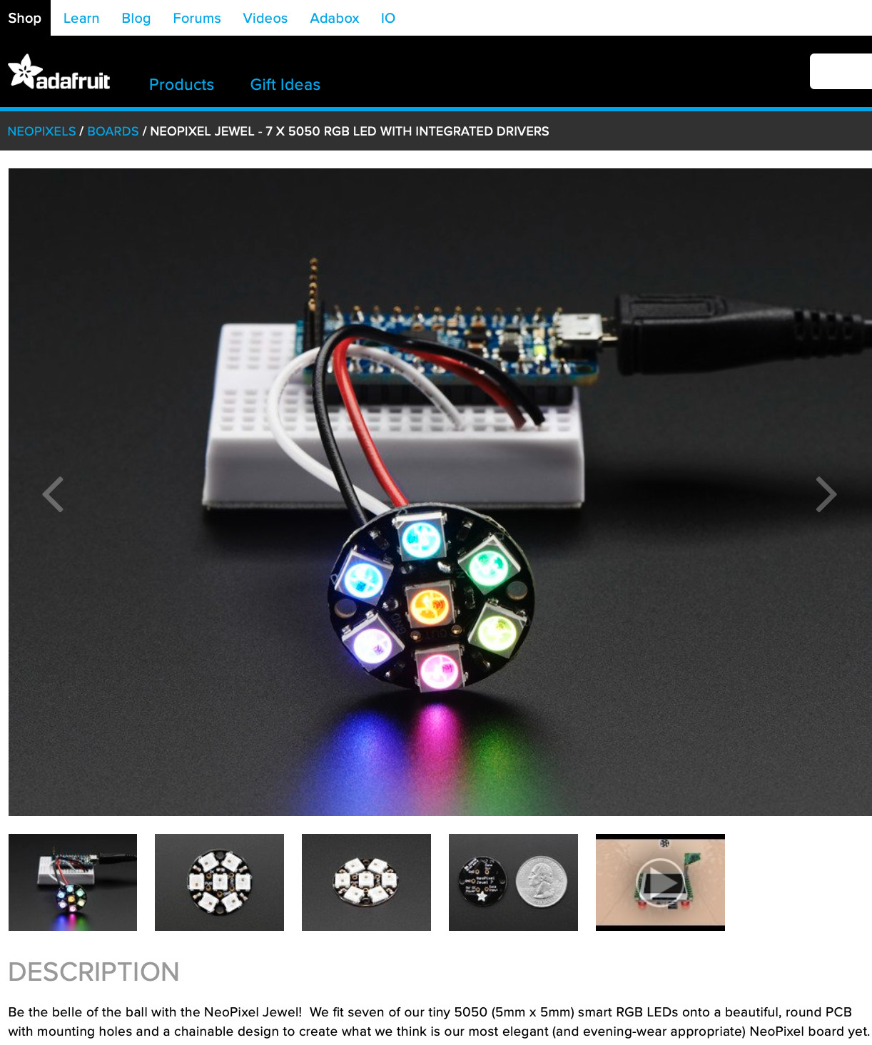 NeoPixel Jewel 7 