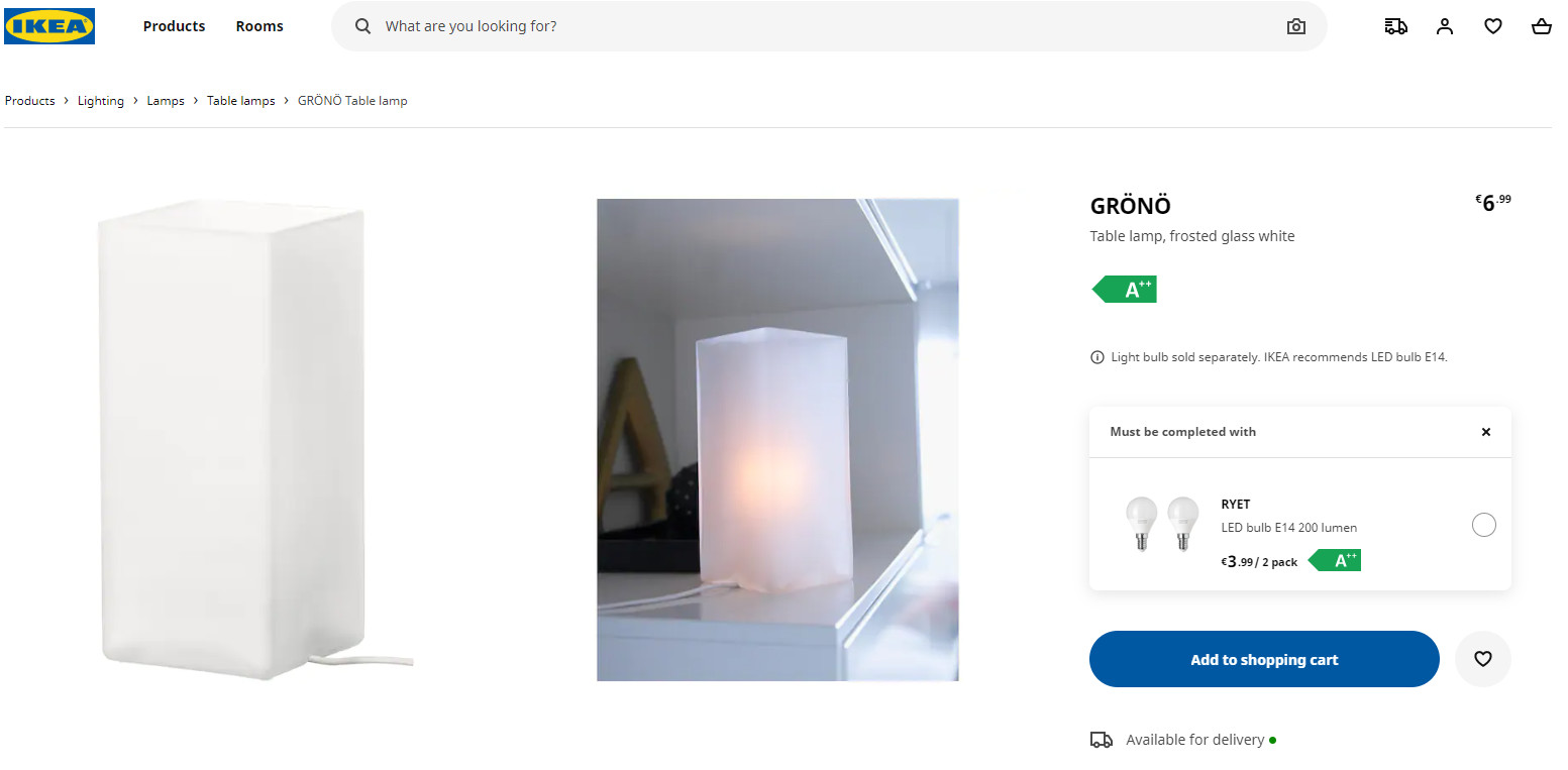 An inexpensive IKEA lamp hack