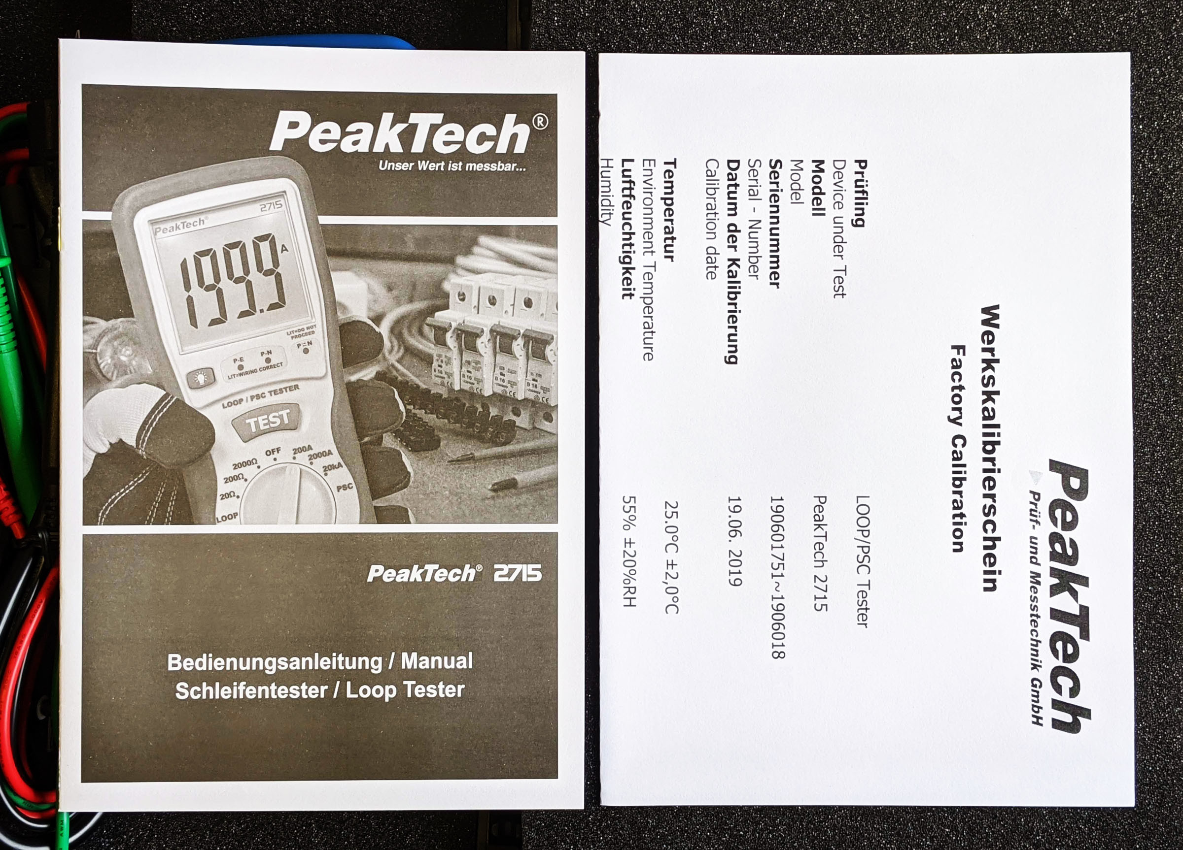 PeakTech 2715 manual