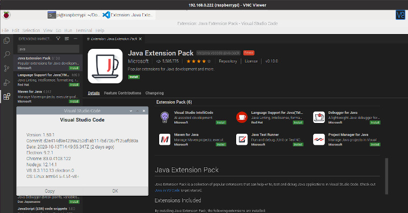 Java Extension Pack
