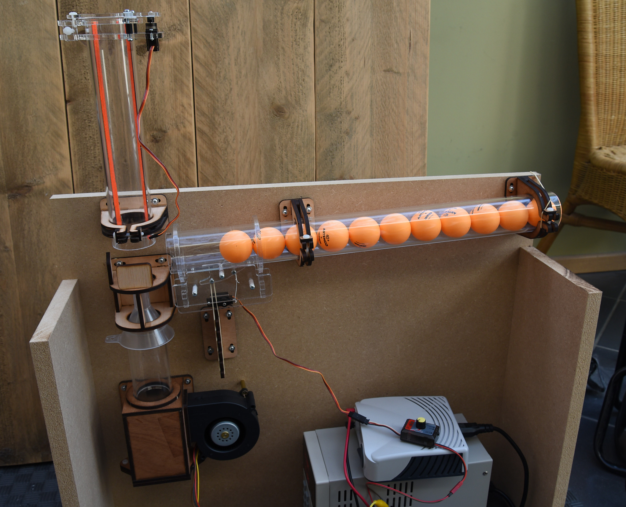 DIY Ping-Pong Ball Dispenser