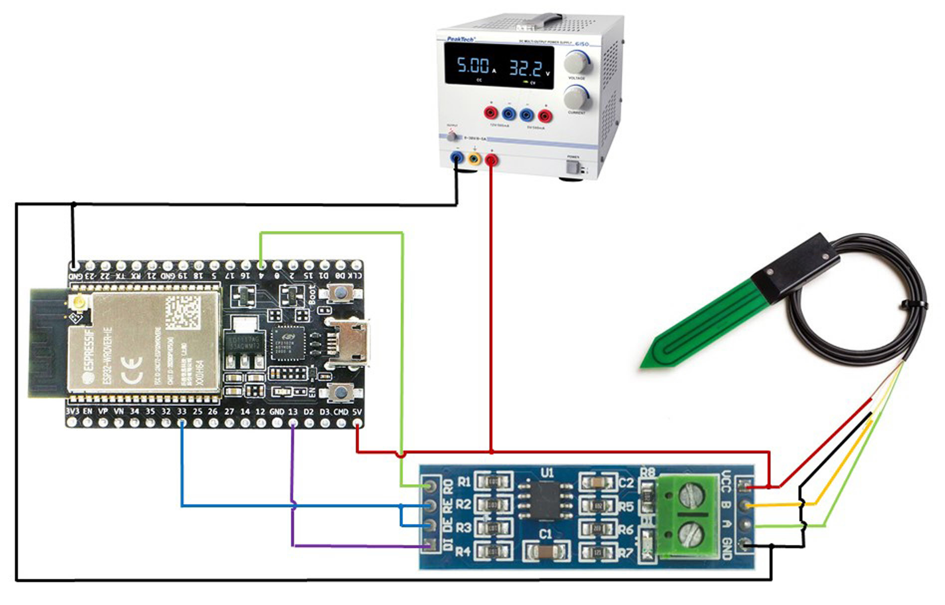 Output in the Arduino IDE Serial Monitor window.