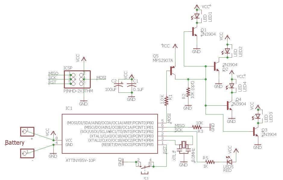  schematic diagram of the TV-B-Gone