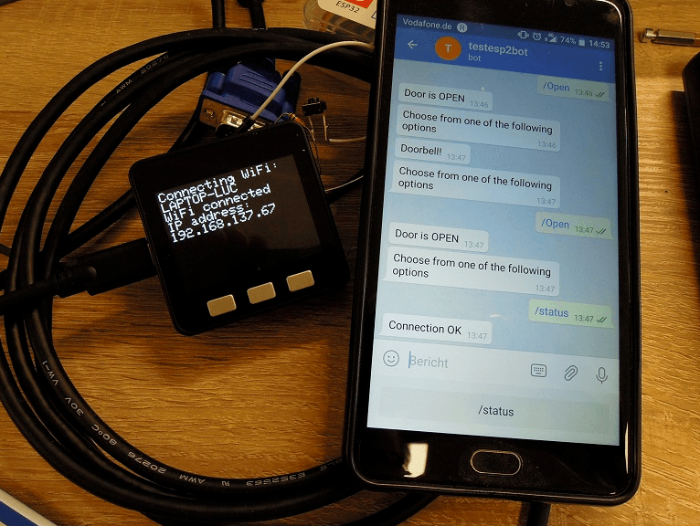 Esp32 Doorbell Via Telegram Elektor Labs Elektor Magazine