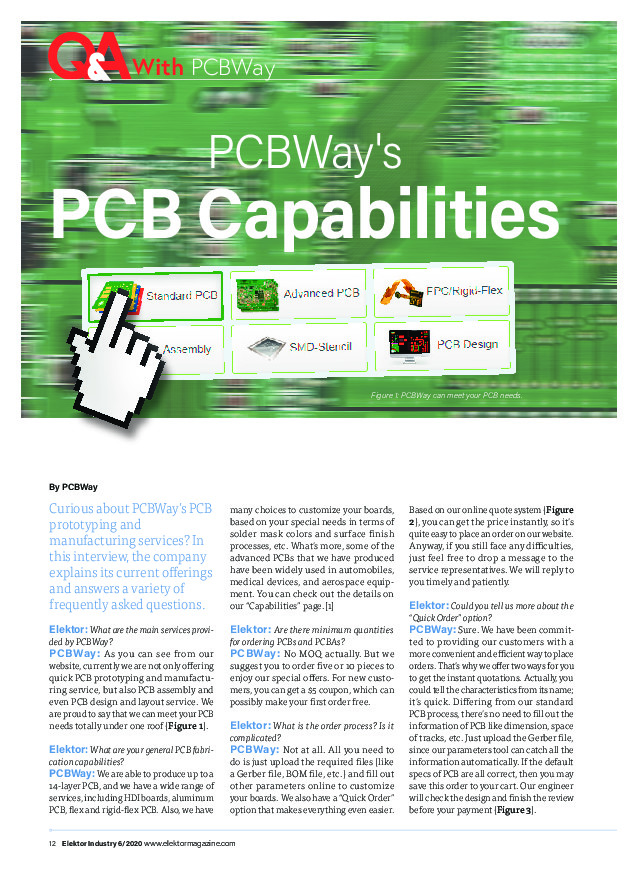 PCBWay's PCB Capabilities
