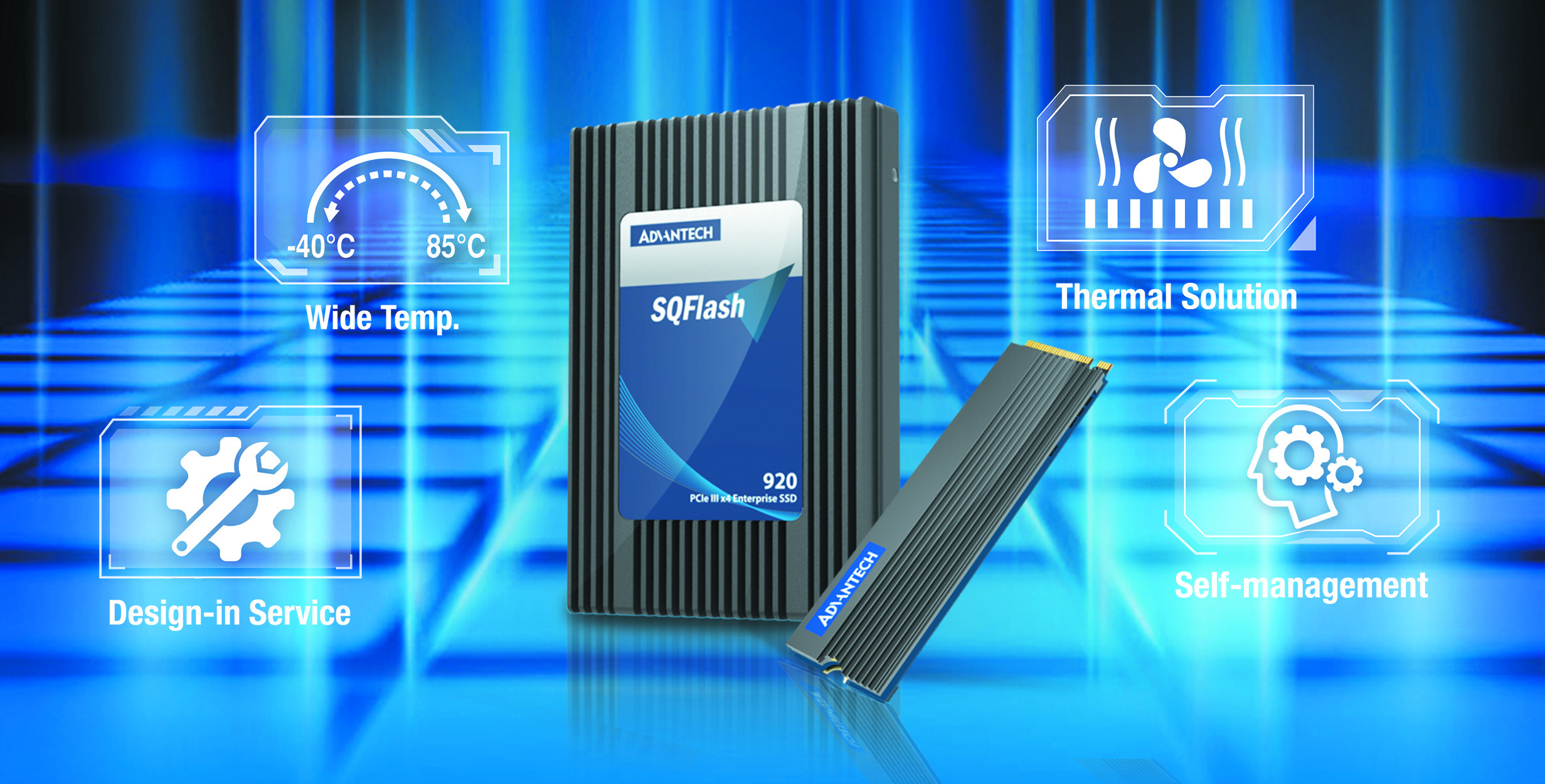 NVMe-SSD-Systeme für industrielle Anwendungen