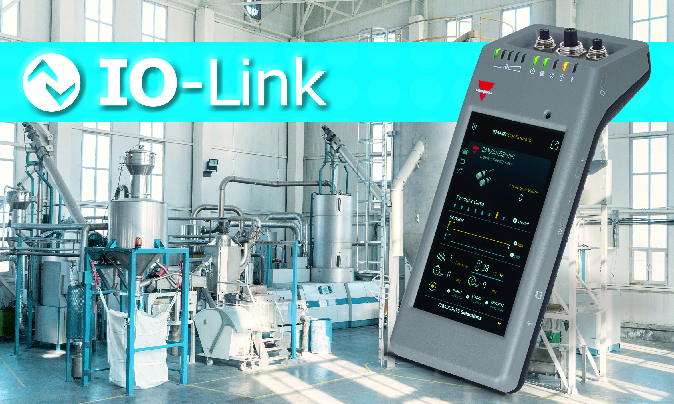 Smartes Prüf- und Programmiergerät für IO-Link-Sensoren 