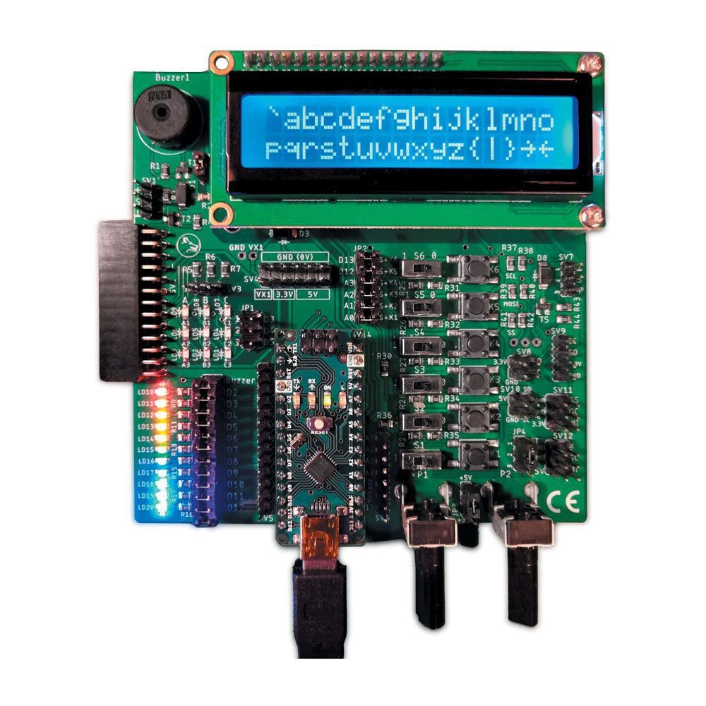 Mikrocontroller-Praxiskurs für Arduino-Einsteiger mit Trainingsboard