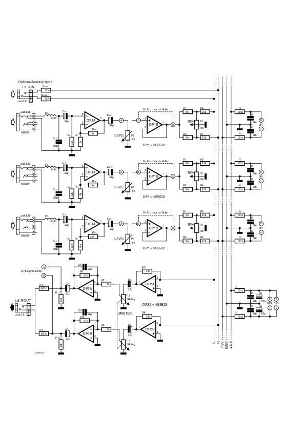 Kleiner Audio-Mixer