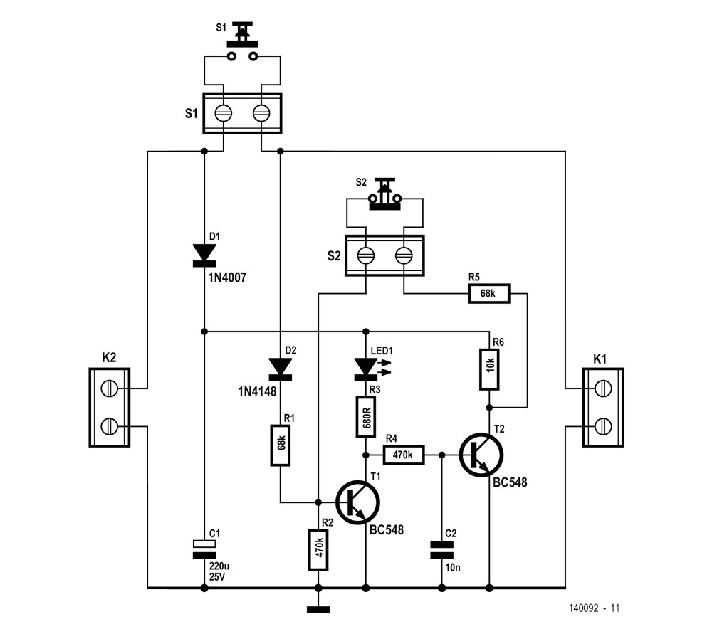 Digitaltechnik mit zwei Transistoren