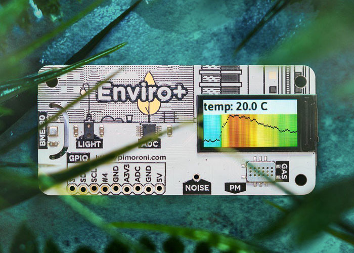 banc d’essai : HAT Enviro+ pour Raspberry Pi