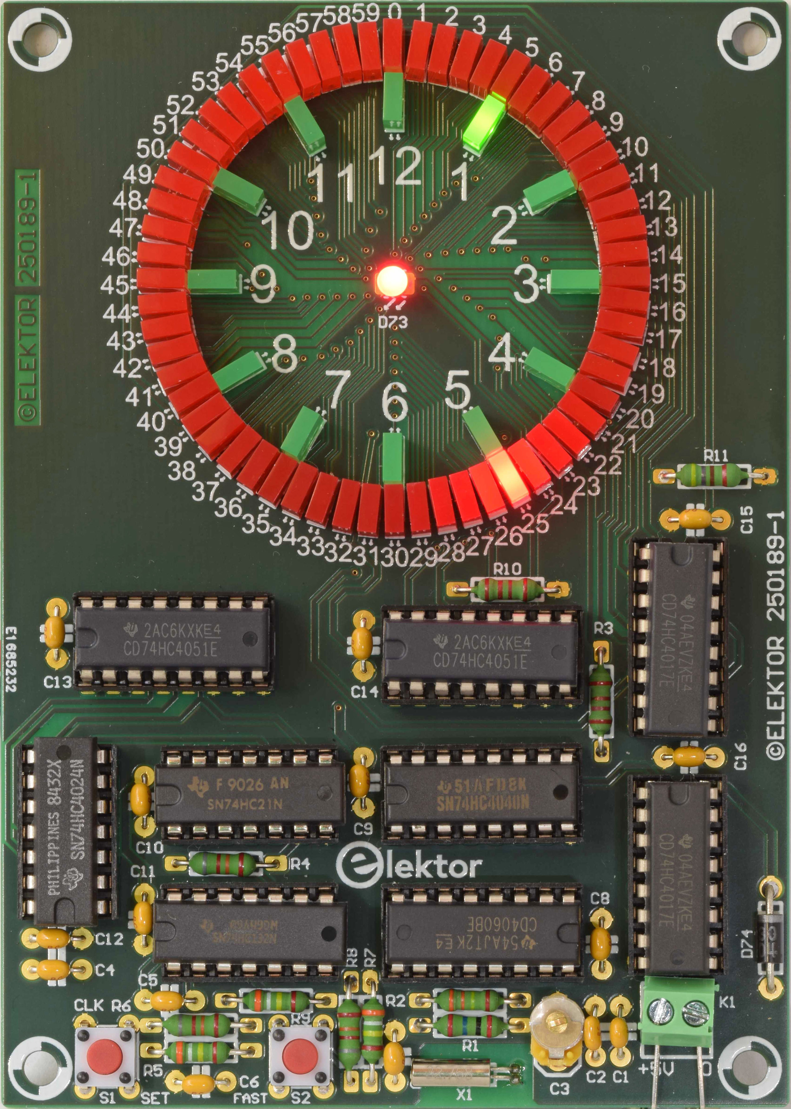 horloge quasi analogique Mk II